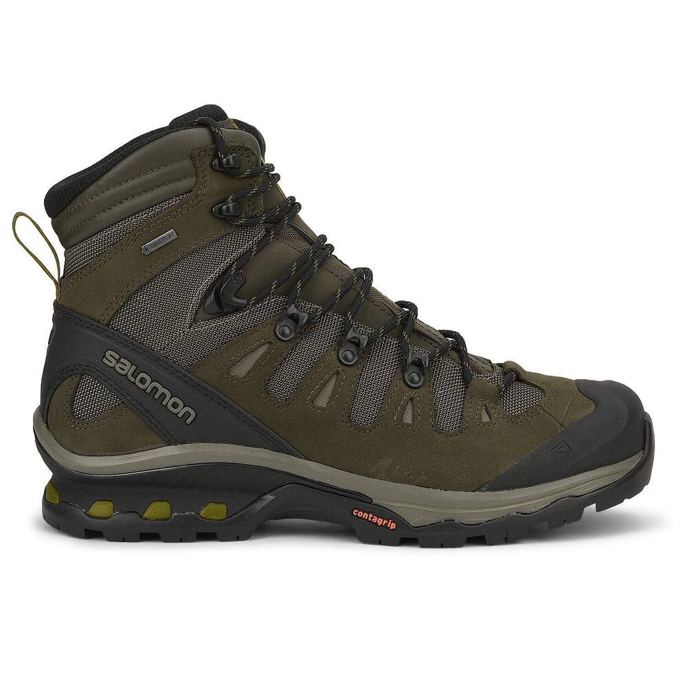 SALOMON QUEST 4D 3 GORE-TEX BACKPACKING BOOTS FOR MEN, WREN/BUNGEE CORD/GREEN SU - Picture 3 of 6